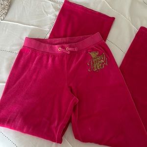 Hot pink juicy couture sweats
